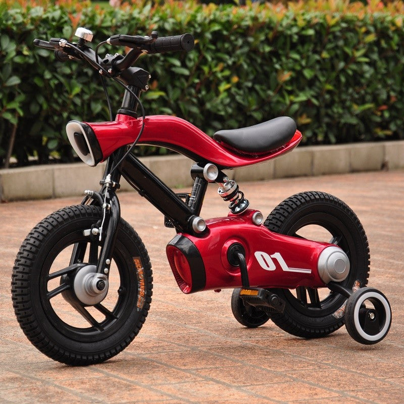 High Carbon Steel Kids Bike With Music Light Pedal - Mubimart - Bike 