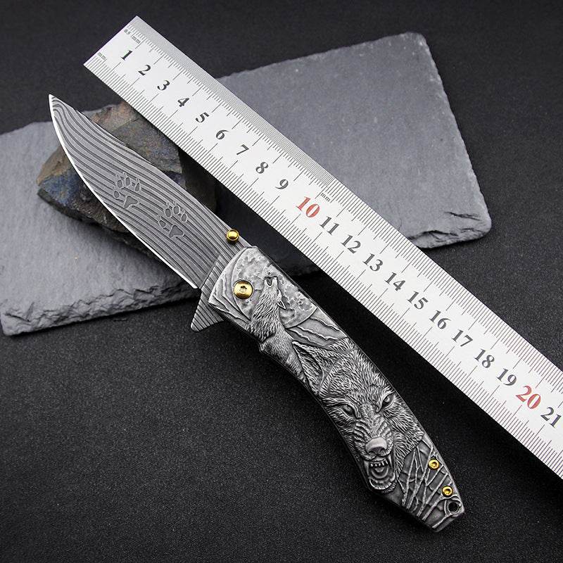 High Hardness Outdoor Knife Folding Knife Field Survival Knife Knife Outdoor Knife Military Knife - Mubimart