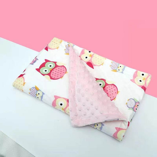High Quality Baby Blanket Winter Flannel Fleece Flamingo Blanket Infant Swaddle Stroller Wrap For Newborn Baby Bedding Blankets - Mubimart