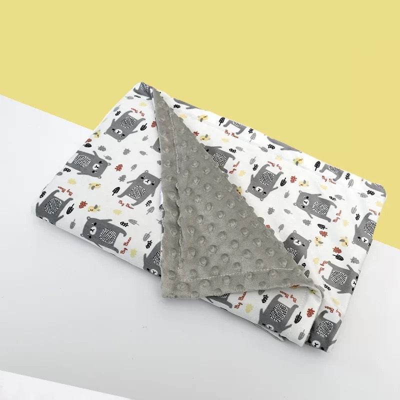 High Quality Baby Blanket Winter Flannel Fleece Flamingo Blanket Infant Swaddle Stroller Wrap For Newborn Baby Bedding Blankets - Mubimart