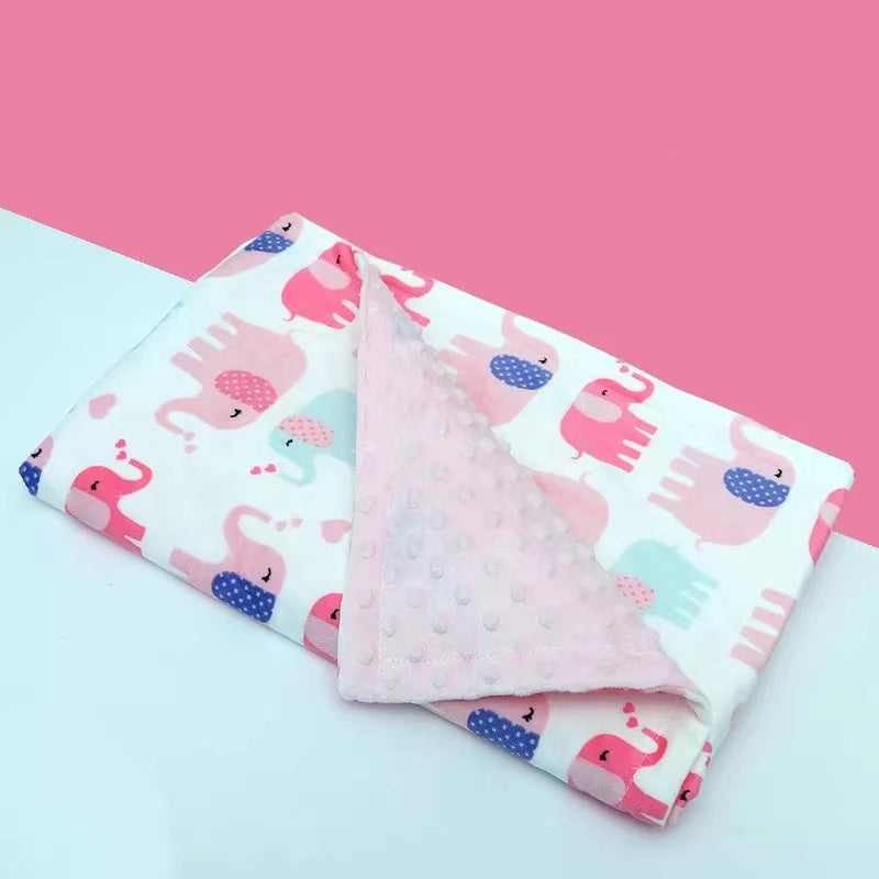 High Quality Baby Blanket Winter Flannel Fleece Flamingo Blanket Infant Swaddle Stroller Wrap For Newborn Baby Bedding Blankets - Mubimart -  