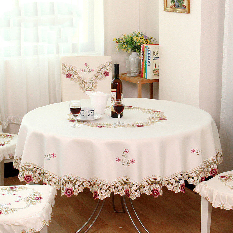 High-end embroidered tablecloth - Mubimart -  