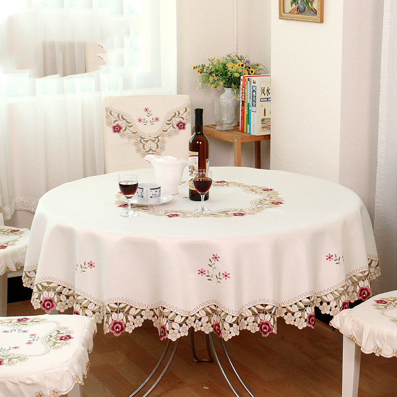 High-end embroidered tablecloth - Mubimart -  