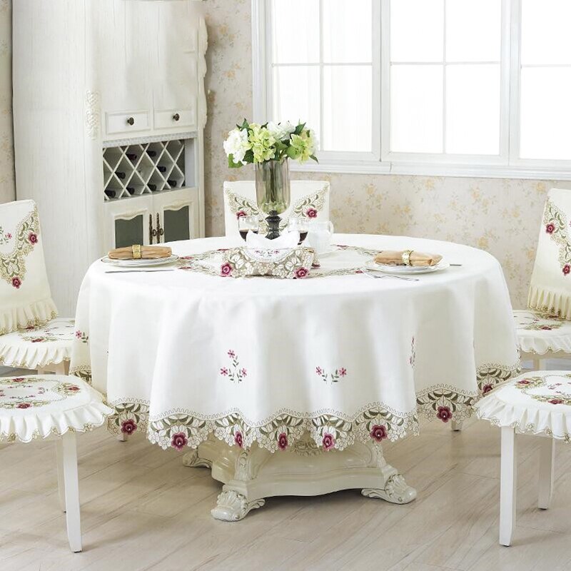 High-end embroidered tablecloth - Mubimart -  