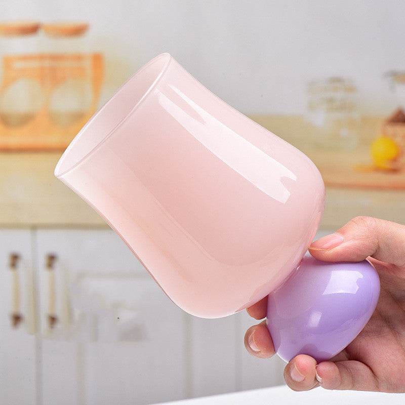 High-grade Household Glass Wine Glass - Mubimart