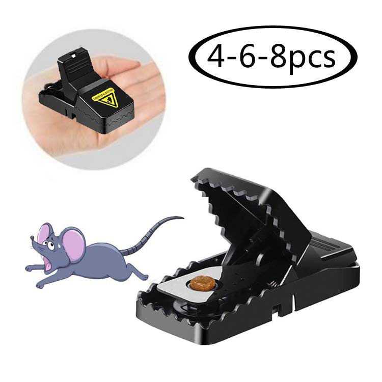 High-sensitivity Snap-type Medium-sized Household Alloy Plastic Mouse Trap - Mubimart - Mouse Trap 