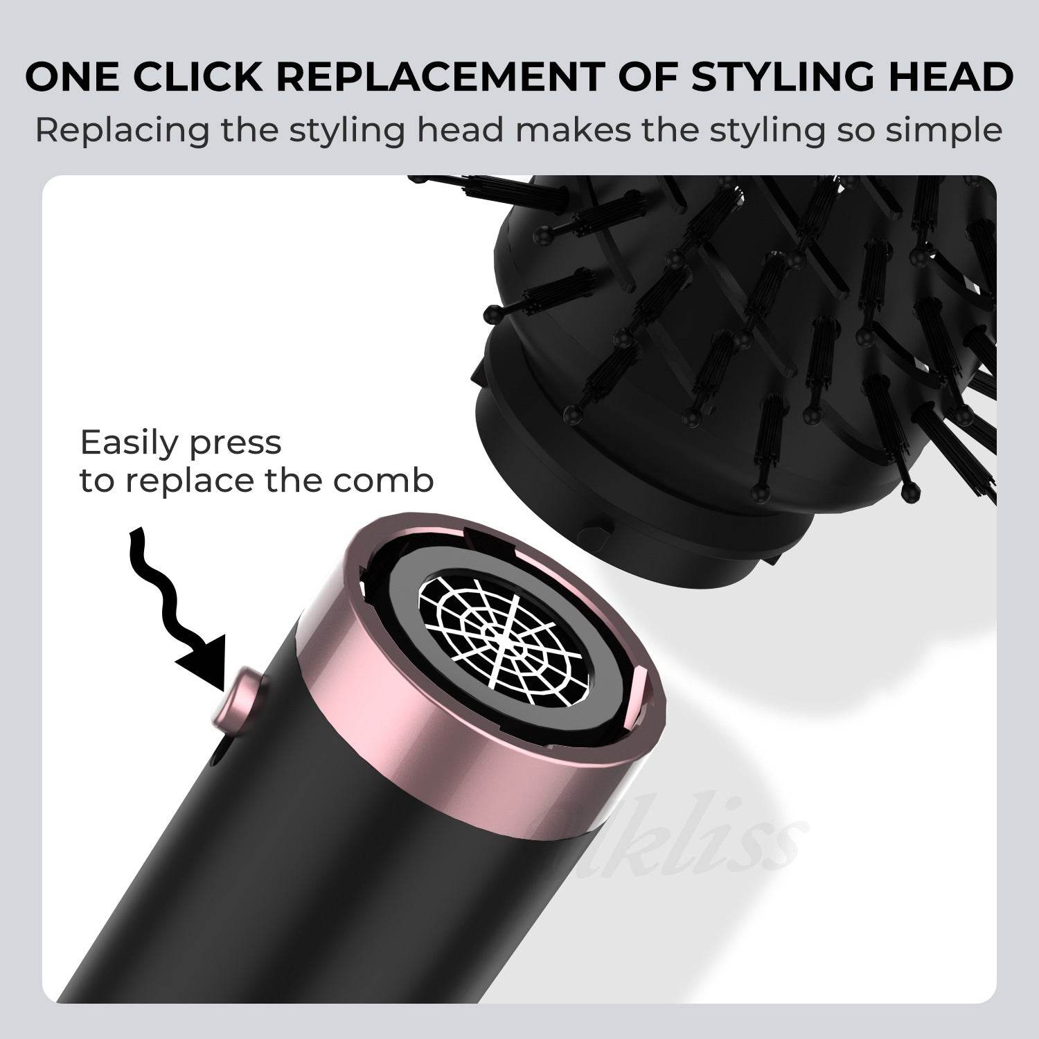 High-speed Hair Dryer Automatic Hair Suction - Mubimart