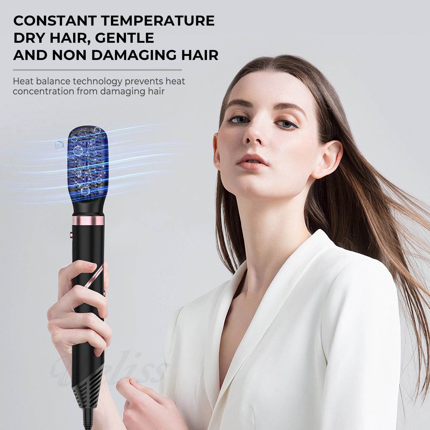 High-speed Hair Dryer Automatic Hair Suction - Mubimart