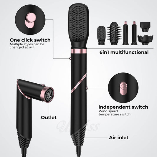 High-speed Hair Dryer Automatic Hair Suction - Mubimart