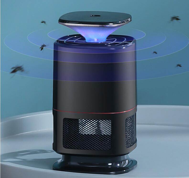 Hnw - 018 Usb Powered Bug Zapper Mosquito Killer Lamp- Black - Mubimart