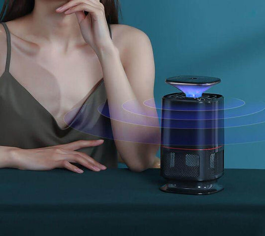 Hnw - 018 Usb Powered Bug Zapper Mosquito Killer Lamp- Black - Mubimart