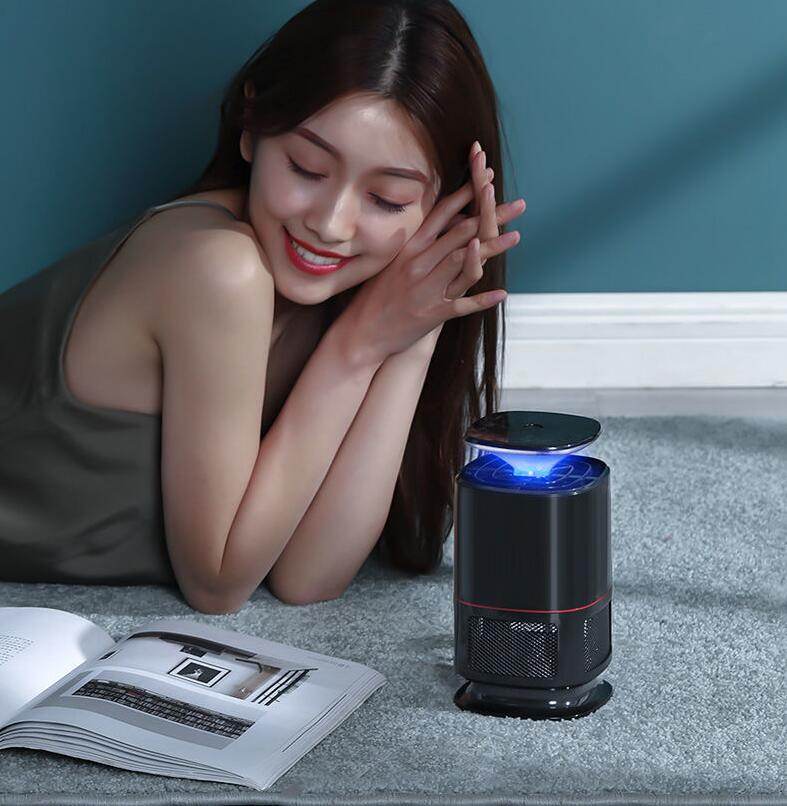 Hnw - 018 Usb Powered Bug Zapper Mosquito Killer Lamp- Black - Mubimart