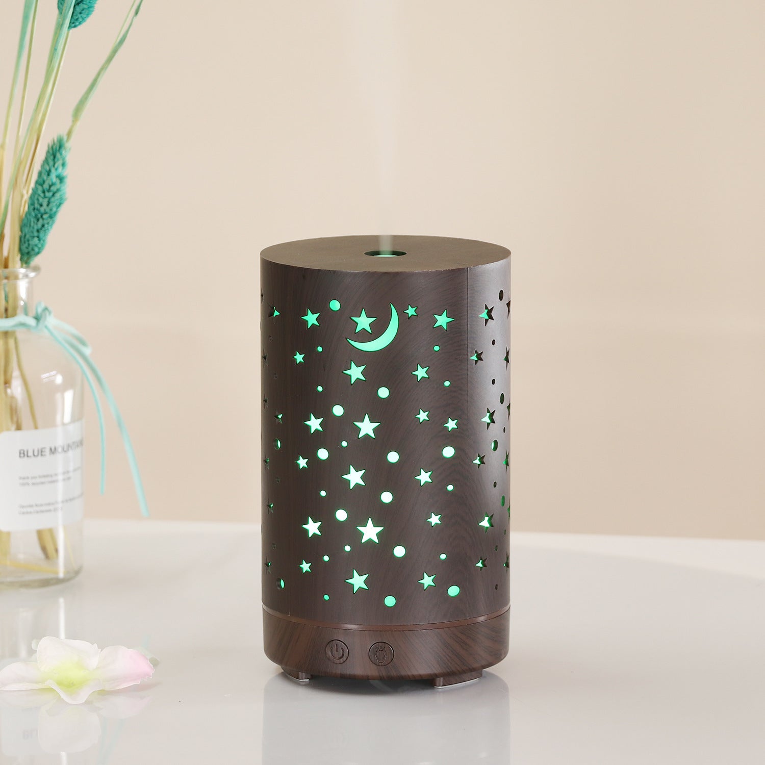 Hollow Aroma Diffuser Ultrasonic Atomizer Household Humidifier - Mubimart - Ultrasonic Humidifiers 