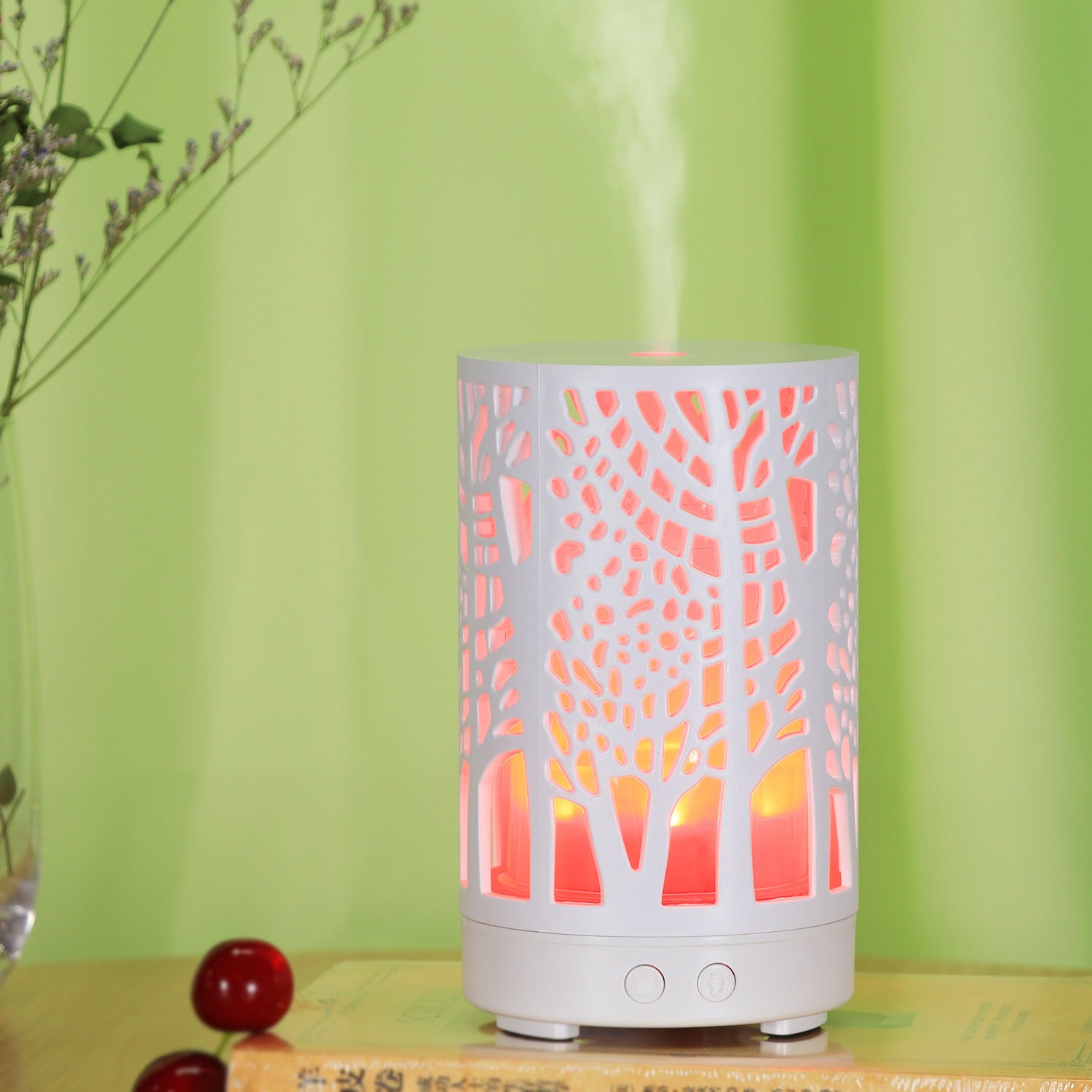 Hollow Aroma Diffuser Ultrasonic Atomizer Household Humidifier - Mubimart -  