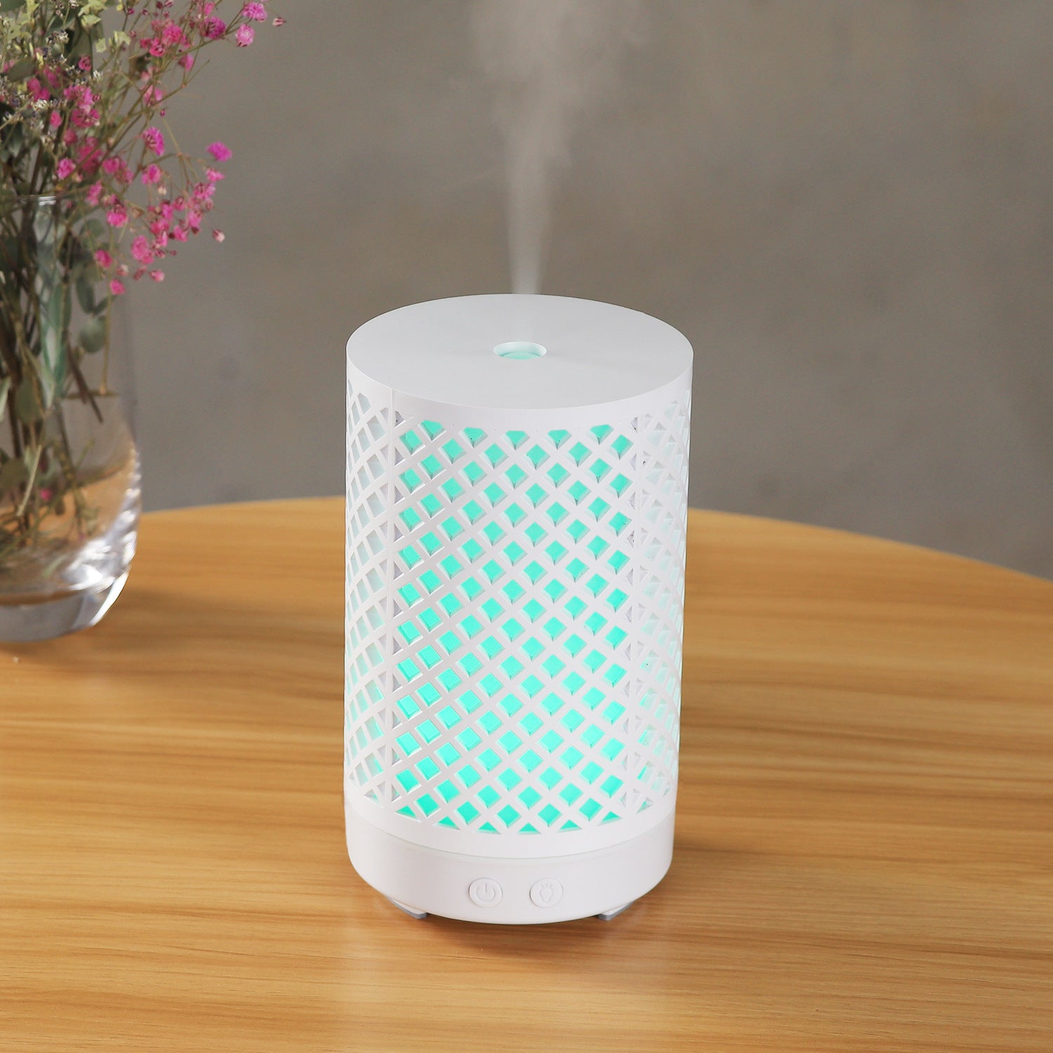 Hollow Aroma Diffuser Ultrasonic Atomizer Household Humidifier - Mubimart -  