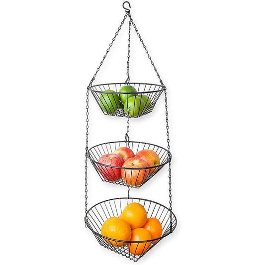 Hollow metal fruit basket - Mubimart