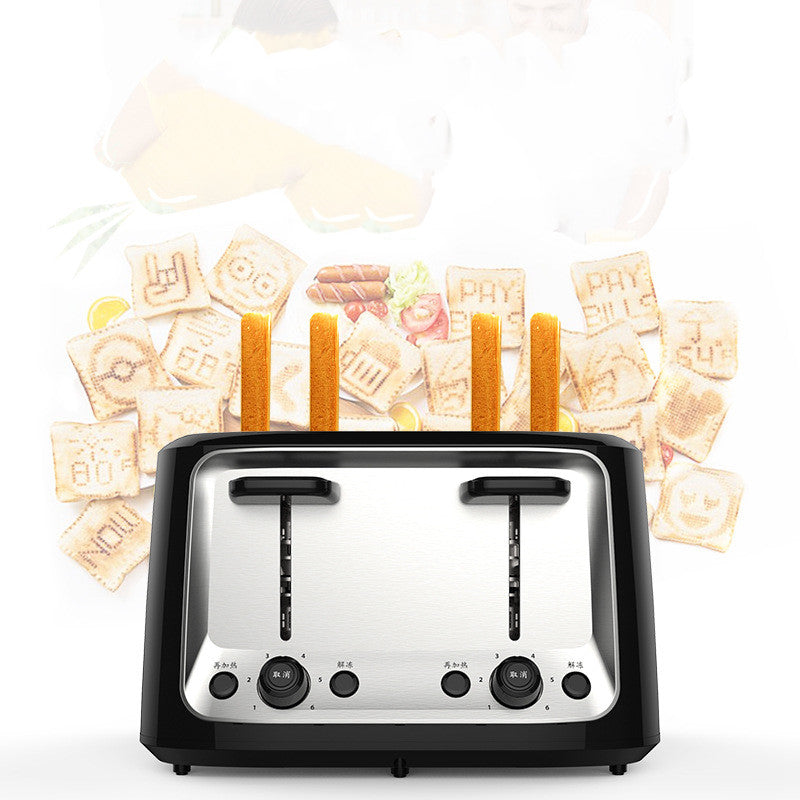 Home Automatic Multifunctional Toaster Four Slot Export - Mubimart -  