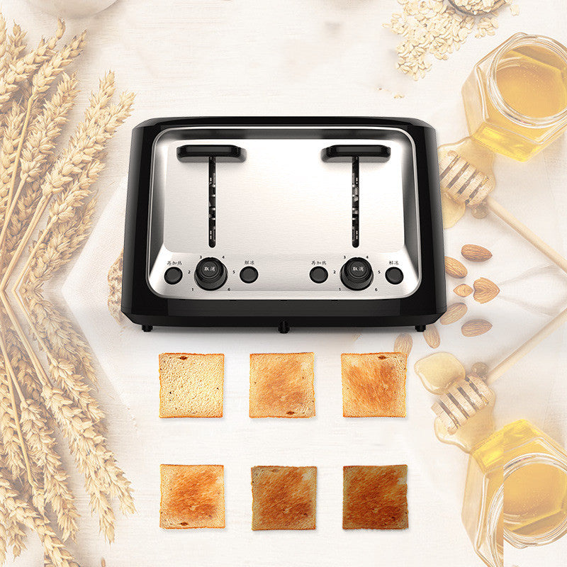 Home Automatic Multifunctional Toaster Four Slot Export - Mubimart -  