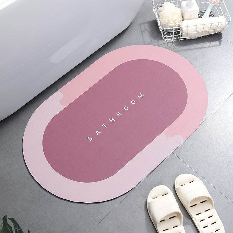 Home Bathroom Super Absorbent Shower Bath Mat - Mubimart