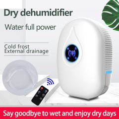 Home Bedroom Mini Dehumidifier With Remote Control - Mubimart - Dehumidifiers 