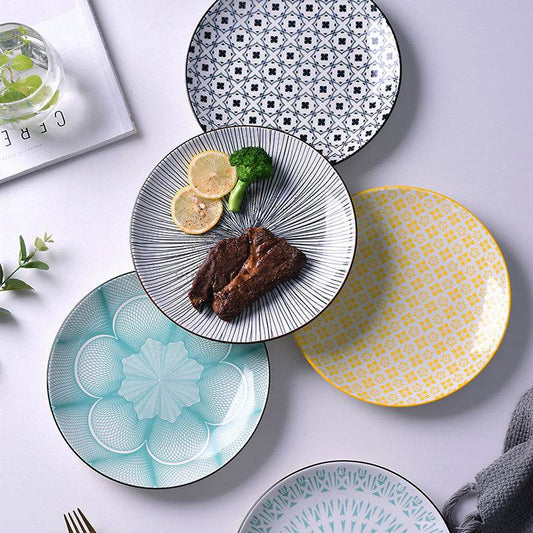 Home Creative Breakfast Plate Meal Plate Dinner Plate Sushi Tableware - Mubimart