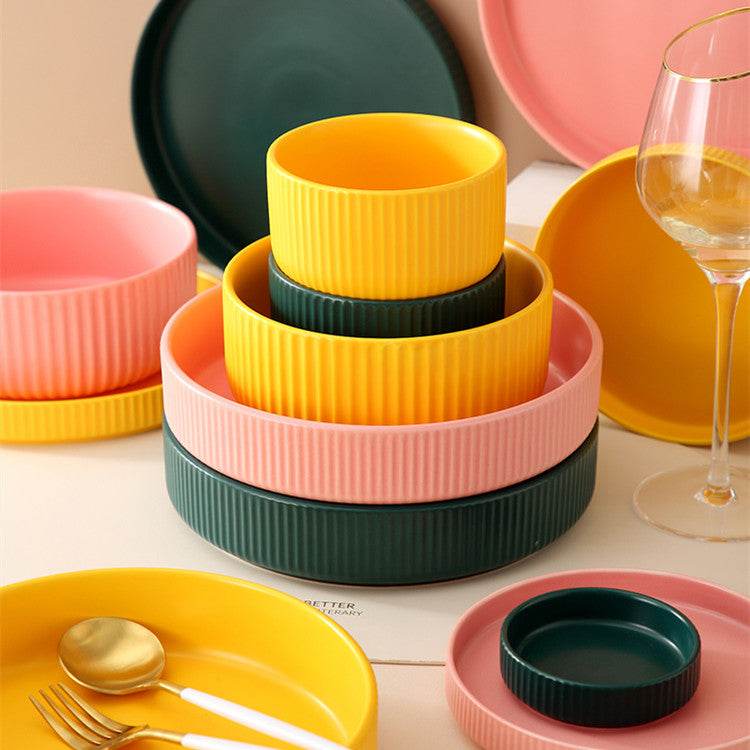 Home Creative Ceramic Oven Baking Bowls - Mubimart