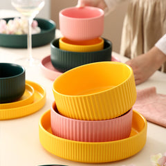 Home Creative Ceramic Oven Baking Bowls - Mubimart -  