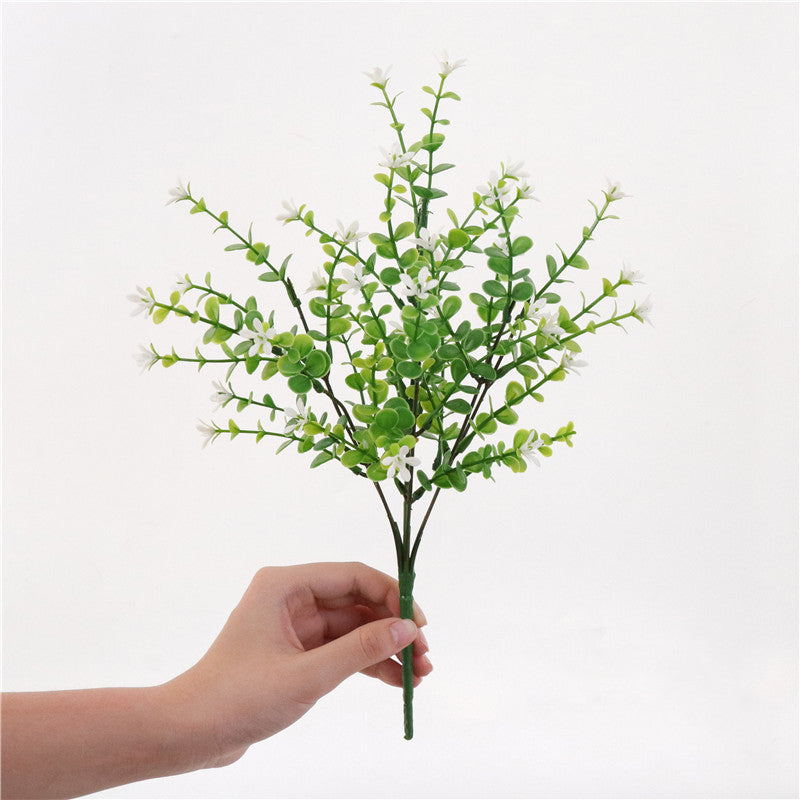 Home Decors Flowers Arrangement Branches-Grass Christmas-Table Artificial-Plants Eucalyptus - Mubimart -  