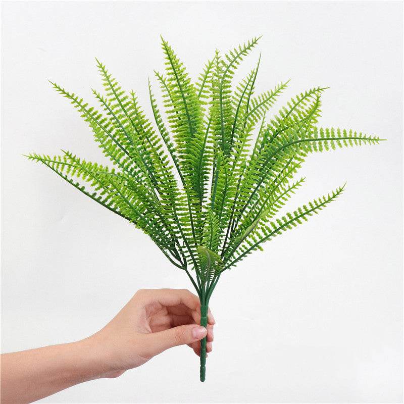 Home Decors Flowers Arrangement Branches-Grass Christmas-Table Artificial-Plants Eucalyptus - Mubimart