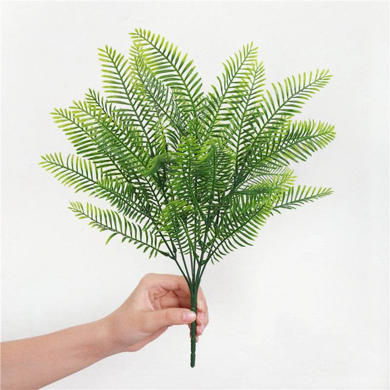 Home Decors Flowers Arrangement Branches-Grass Christmas-Table Artificial-Plants Eucalyptus - Mubimart