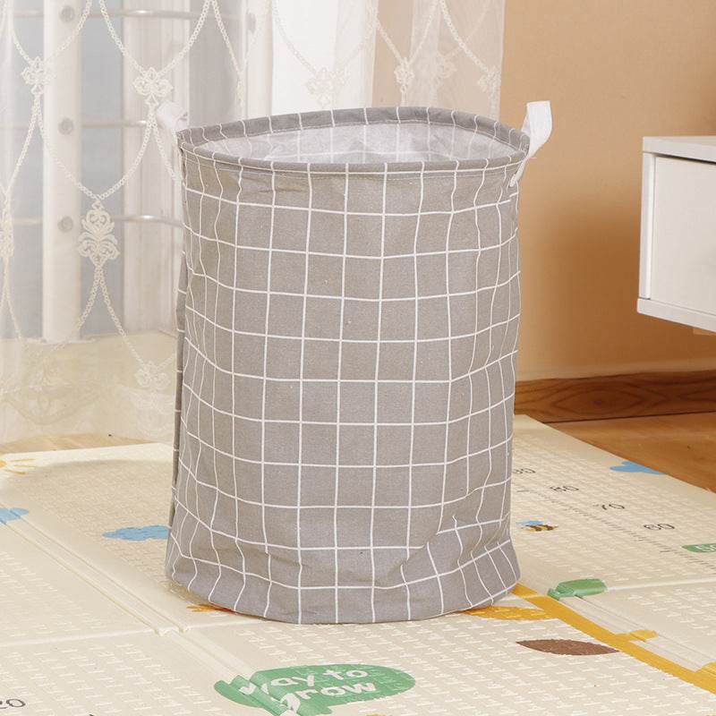 Home Fabric Folding Storage Dirty Laundry Basket - Mubimart