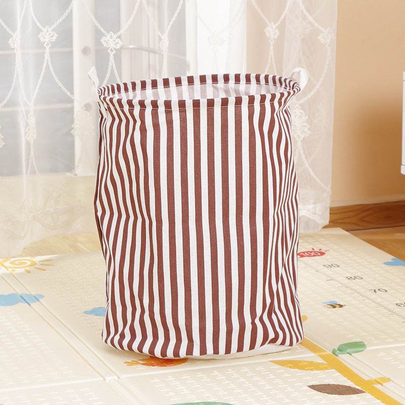 Home Fabric Folding Storage Dirty Laundry Basket - Mubimart