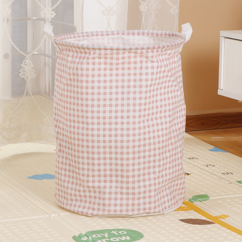 Home Fabric Folding Storage Dirty Laundry Basket - Mubimart -  