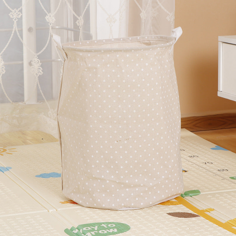 Home Fabric Folding Storage Dirty Laundry Basket - Mubimart -  