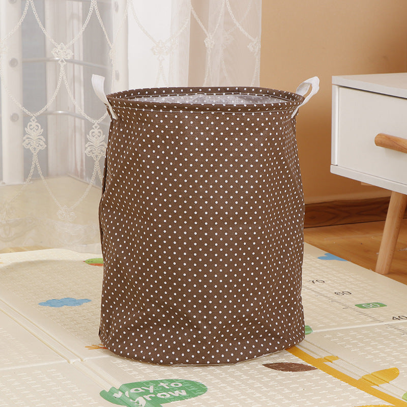 Home Fabric Folding Storage Dirty Laundry Basket - Mubimart -  