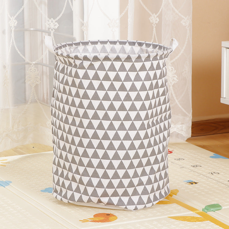 Home Fabric Folding Storage Dirty Laundry Basket - Mubimart -  