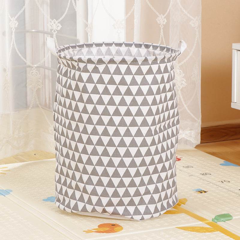 Home Fabric Folding Storage Dirty Laundry Basket - Mubimart