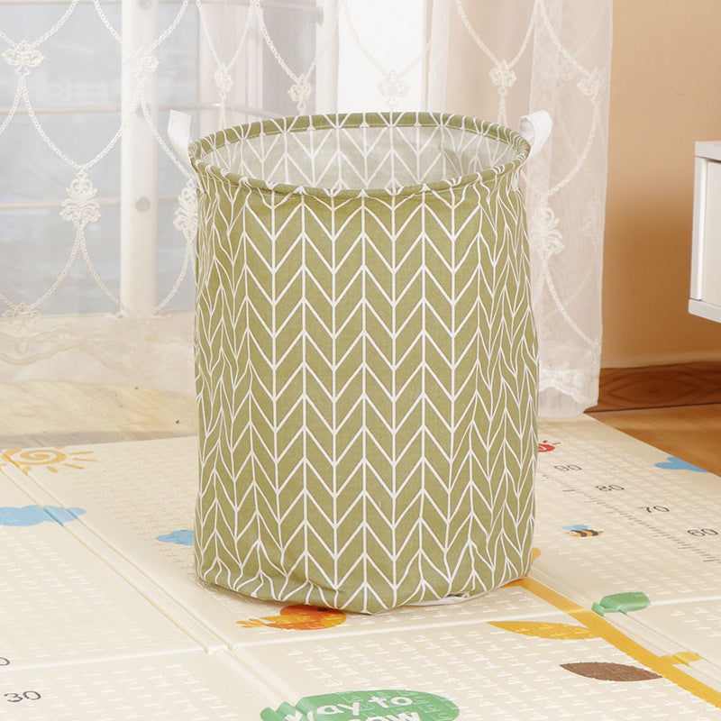 Home Fabric Folding Storage Dirty Laundry Basket - Mubimart -  