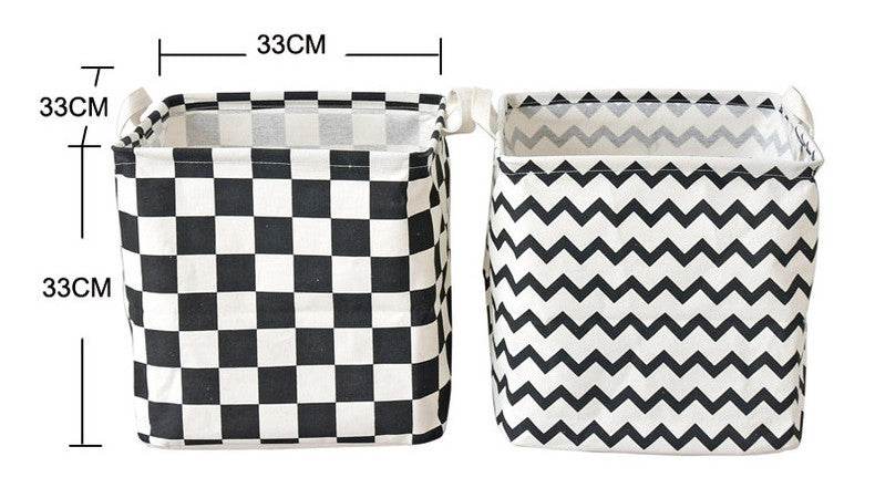 Home Fabric Waterproof Foldable Dirty Laundry Basket - Mubimart