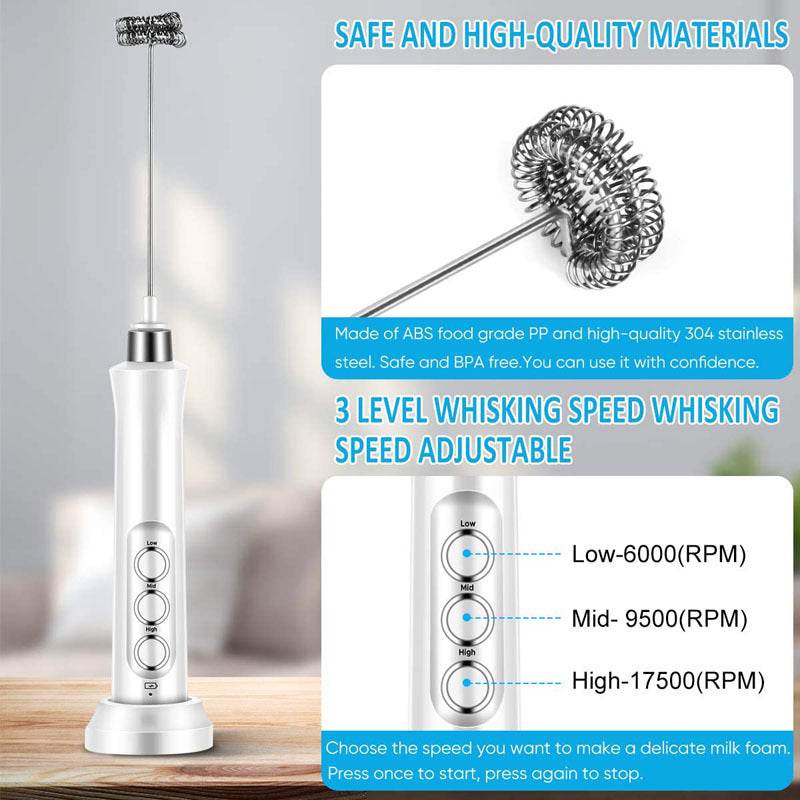 Home Fashion Milk Blender Handheld Whisk - Mubimart