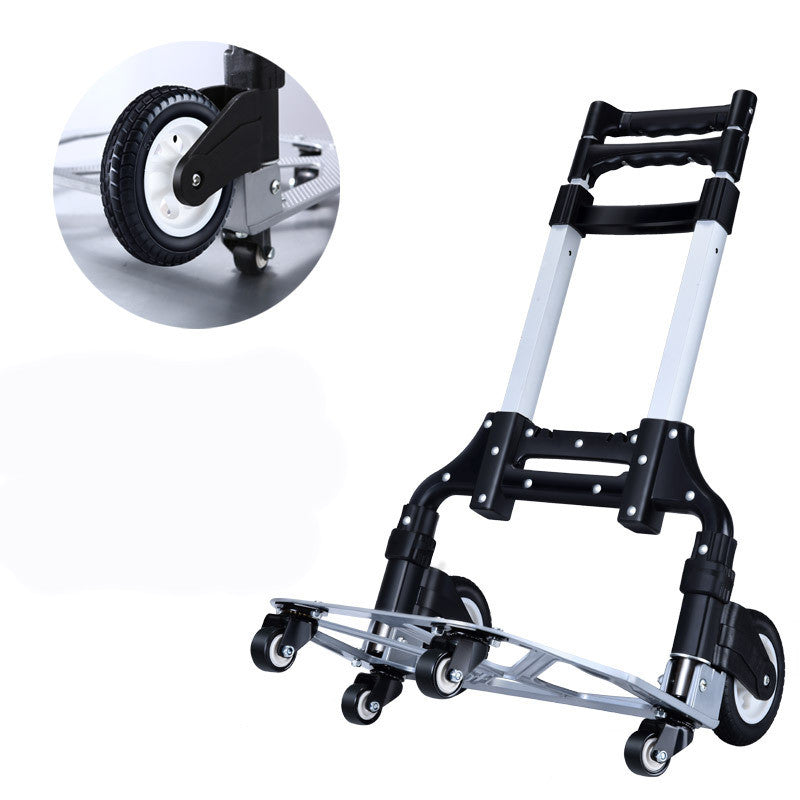 Home Fashion Portable Folding Trolley Tool Cart - Mubimart -  