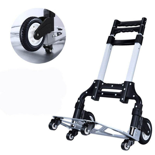 Home Fashion Portable Folding Trolley Tool Cart - Mubimart