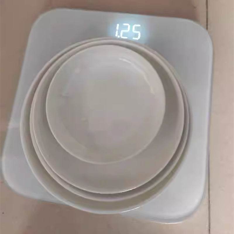 Home Fashion Pure White Bone China Plate Set - Mubimart