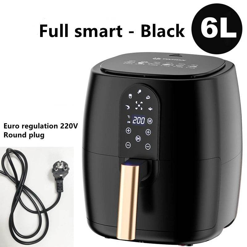 Home Fashion Simple Touch Screen Air Fryer - Mubimart