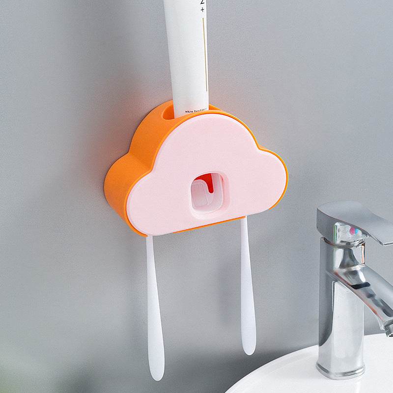 Home Fashion Wall-mounted Automatic Toothpaste Squeezer - Mubimart
