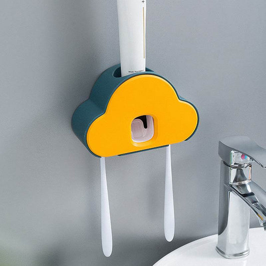 Home Fashion Wall-mounted Automatic Toothpaste Squeezer - Mubimart