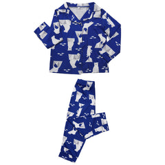 Home Furnishing Suit Casual Printing Two-Piece Pajamas Parent-Child Wear - Mubimart -  