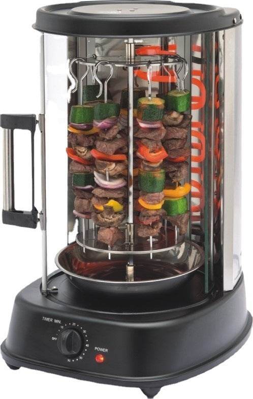 Home Grill Electric Rotisserie Indoor Chicken SmokelessHome Skewer Stove - Mubimart