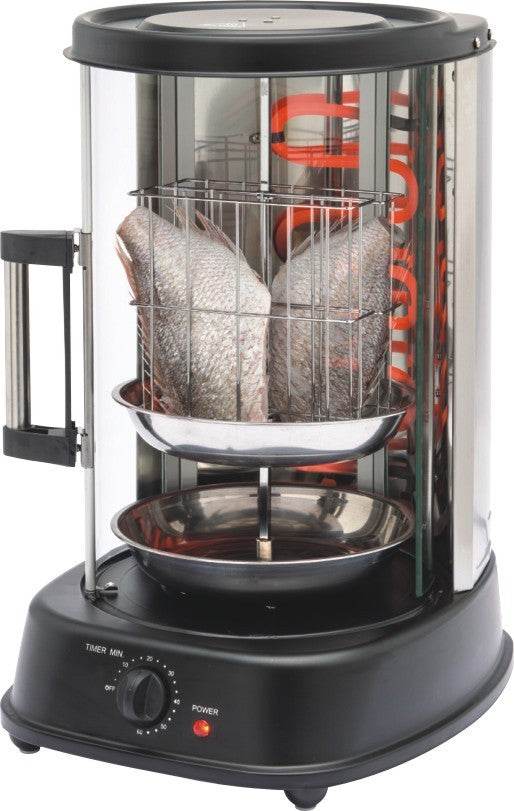 Home Grill Electric Rotisserie Indoor Chicken SmokelessHome Skewer Stove - Mubimart