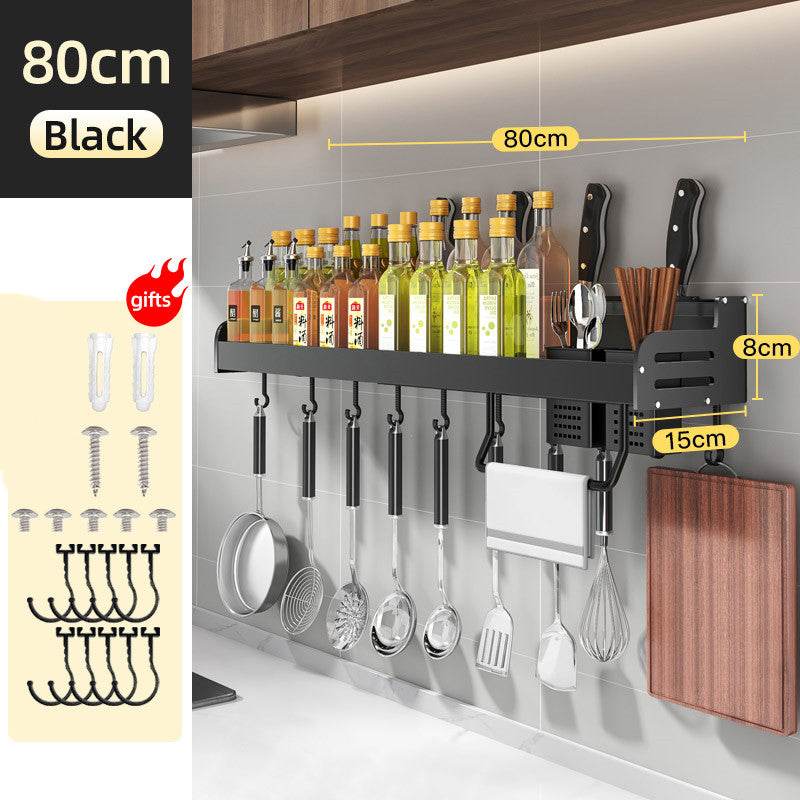 Home Kitchen Wall Mounted Spice Rack - Mubimart